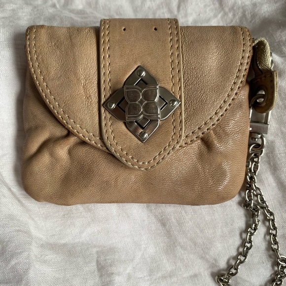 BCBGMAXAZRIA leather wristlet - Picture 3 of 3